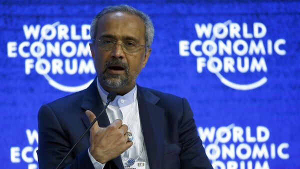 Mohammad Nahavandian Chief of Staff of Iran Presidency attends the session Next Steps for Iran and the World during the Annual Meeting 2016 of the World Economic Forum (WEF) in Davos, Switzerland January 20, 2016 - Sputnik International