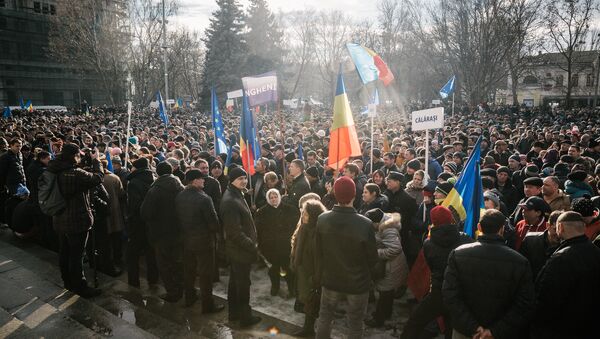 Opposition rally in Moldova File photo - Sputnik International