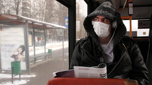 Preventative measures against flu in Moscow - Sputnik International