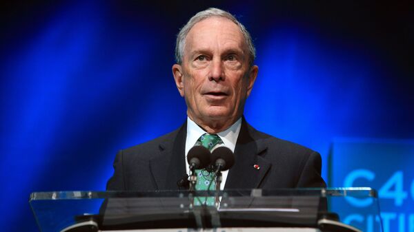 Former New York Mayor Michael Bloomberg speaks during the C40 cities awards ceremony, in Paris - Sputnik International
