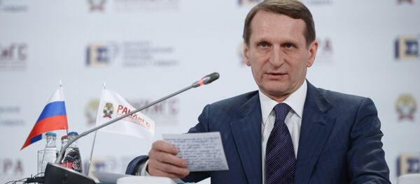 Duma Speaker Sergei Naryshkin - Sputnik International