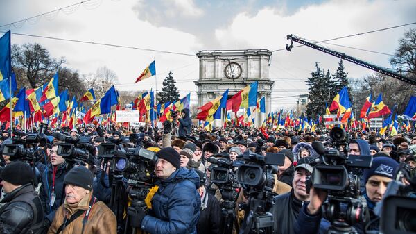 Protest rallies in Moldova - Sputnik International