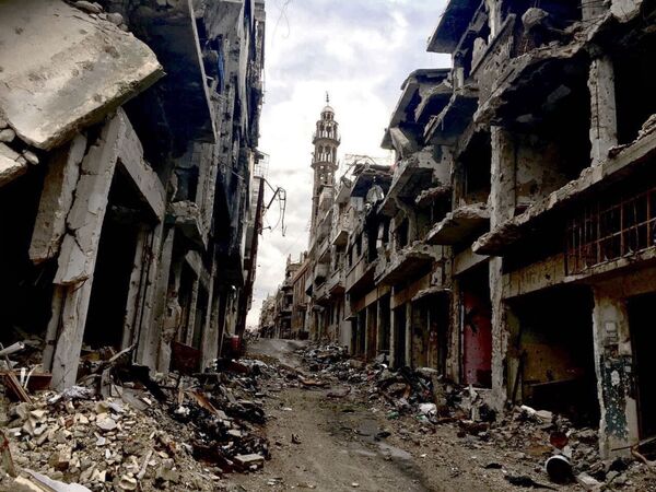 The Remains of War: Images of the Ravaged Syrian City of Homs - Sputnik International
