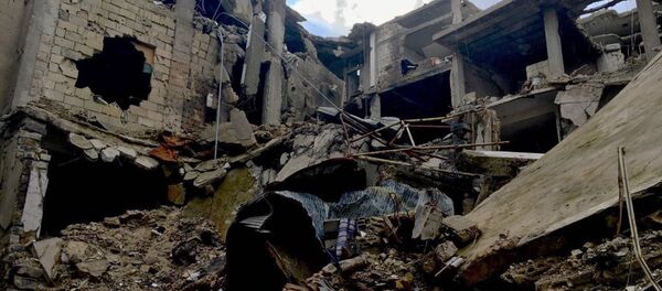 Destruction in Homs, Syria - Sputnik International