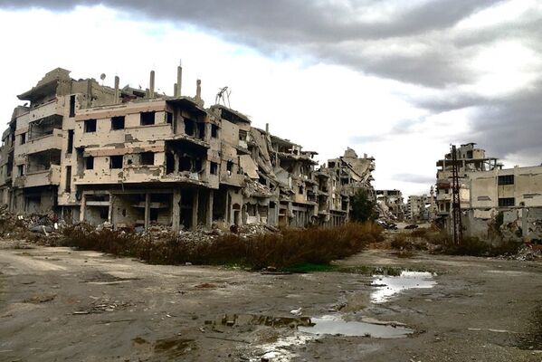 The Remains of War: Images of the Ravaged Syrian City of Homs - Sputnik International