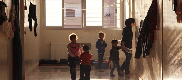 Syrian refugees in Damascus Syrian refugees in Damascus - Sputnik International