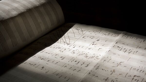 An original score at the Royal College of Music, London - Sputnik International