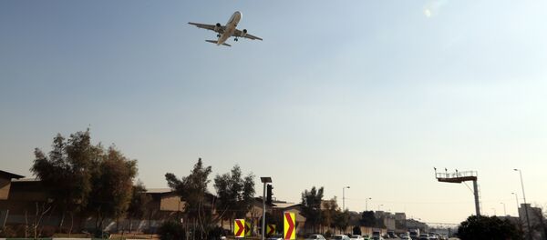 A passenger plane prepares to land at Mehrabad airport in the Iranian capital Tehran on January 18, 2016 A passenger plane prepares to land at Mehrabad airport in the Iranian capital Tehran on January 18, 2016 - Sputnik International