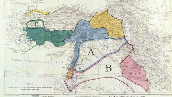 Sykes-Picot agreement map - Sputnik International