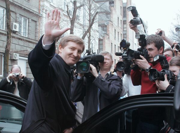 Ukrainian businessman Rinat Akhmetov. Ukrainian businessman Rinat Akhmetov. - Sputnik International