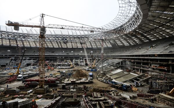 Luzhniki Sports Arena modernization Luzhniki Sports Arena modernization - Sputnik International