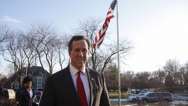 US Republican presidential candidate Rick Santorum. - Sputnik International
