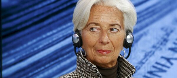 International Monetary Fund (IMF) Managing Director Christine Lagarde attends the session Where Is the Chinese Economy Heading? of the annual meeting of the World Economic Forum (WEF) in Davos, Switzerland in this January 21, 2016 file photo - Sputnik International
