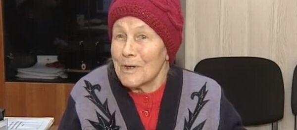 Valentina Kiyashova, the heroic elderly lady who helped apprehend a mugger. Valentina Kiyashova, the heroic elderly lady who helped apprehend a mugger. - Sputnik International