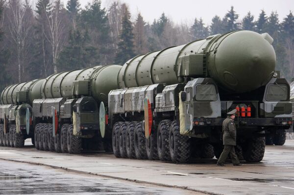 Topol strategic missile complex. File photo Topol strategic missile complex. File photo - Sputnik International