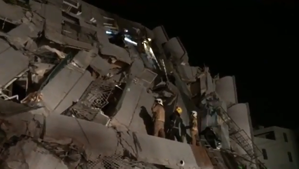 Rescue efforts underway after 6.4 magnitude quake hits Taiwan - Sputnik International