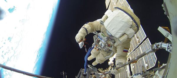 Space walk by Russian Cosmonauts Space walk by Russian Cosmonauts - Sputnik International
