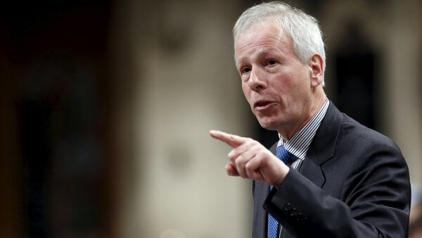 Canada's Foreign Minister Stephane Dion speaks during Question Period in the House of Commons on Parliament Hill in Ottawa, Canada - Sputnik International