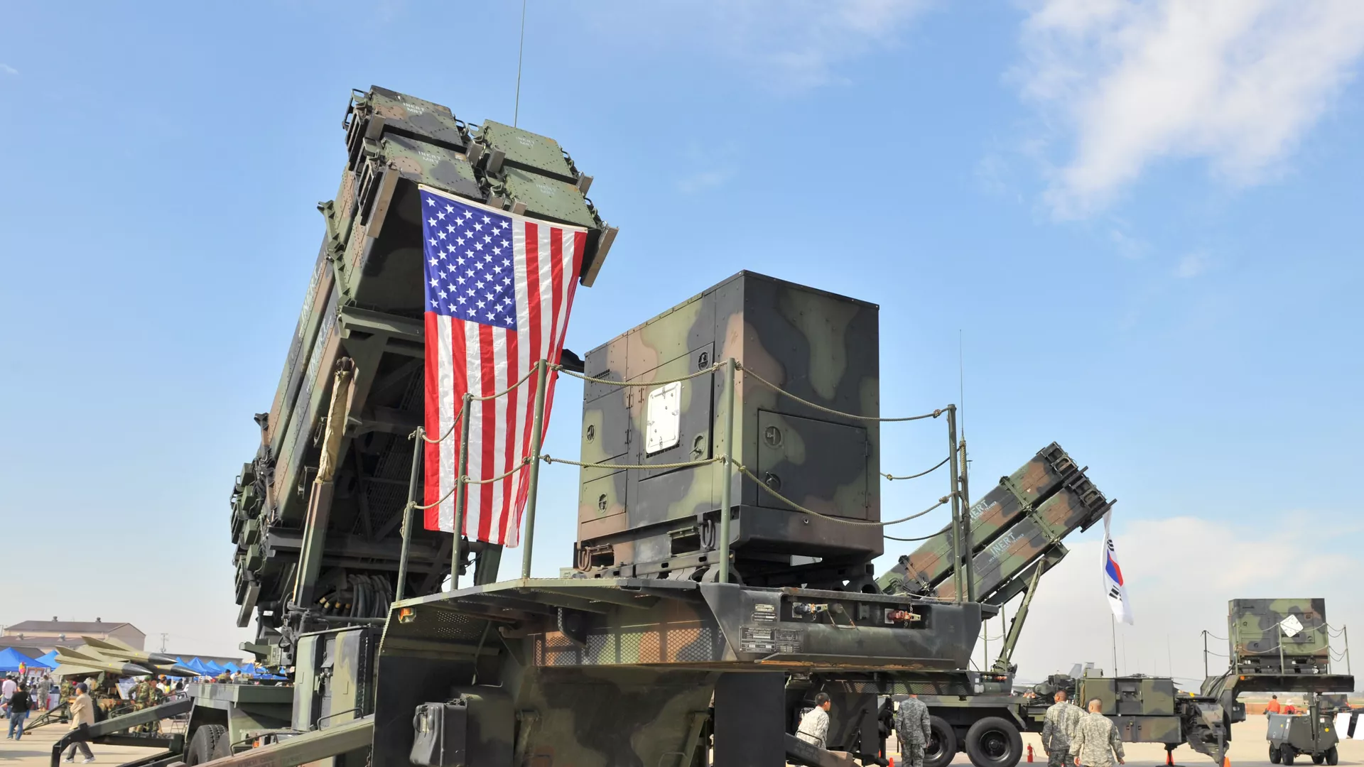 A US Army's Patriot Surface-to Air missile system is displayed during the Air Power Day at the US airbase in Osan, south of Seoul on October 12, 2008 - Sputnik International, 1920, 24.09.2023