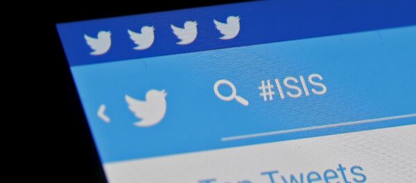 The Islamic State hashtag (#ISIS) is seen typed into the Twitter application on a smartphone in this picture illustration taken in Zenica, Bosnia and Herzegovina, February 6, 2016 - Sputnik International