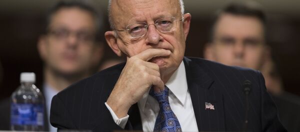 Director of National Intelligence James Clapper testifies during a Senate Armed Services Committee hearing about worldwide threats, on Capitol Hill, Tuesday, Feb. 9, 2016, in Washington. Director of National Intelligence James Clapper testifies during a Senate Armed Services Committee hearing about worldwide threats, on Capitol Hill, Tuesday, Feb. 9, 2016, in Washington. - Sputnik International