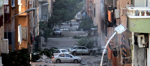 Damages are seen due to clashes between the Libyan military and Islamic militias in Benghazi, Libya (File) - Sputnik International