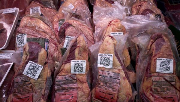Uruguayan meat with QR code - Sputnik International