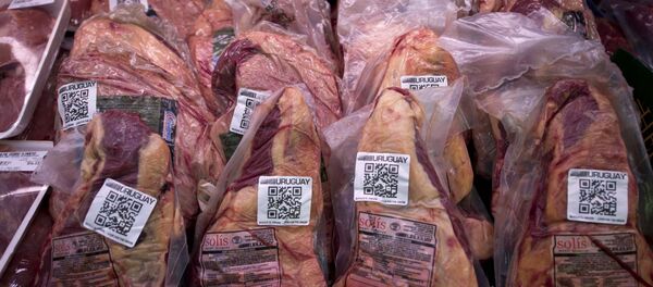 Uruguayan meat with QR code - Sputnik International
