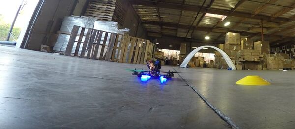 4K HD Drone warehouse racing. - Sputnik International