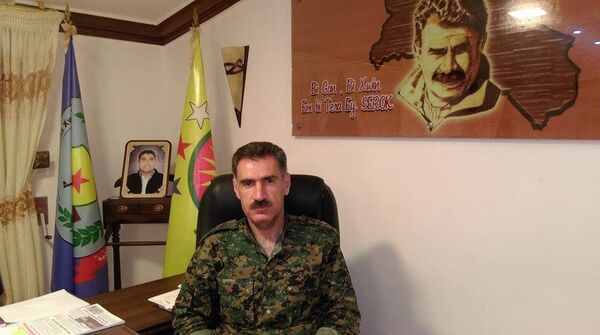 Afrin canton defense minister Abdo Ibrahim Afrin canton defense minister Abdo Ibrahim - Sputnik International