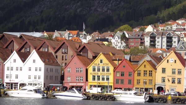 A site of the old Hanseatic League houses in Bergen, Norway. - Sputnik International