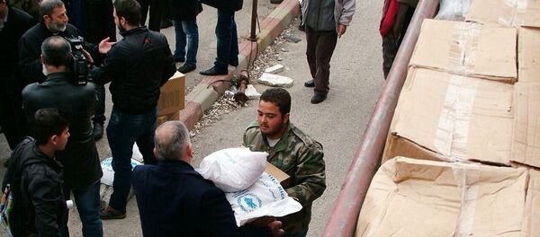 Russia delivered humanitarian aid to Syrian Kessab, Latakia Province Russia delivered humanitarian aid to Syrian Kessab, Latakia Province - Sputnik International