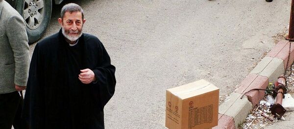 Russia delivered humanitarian aid to Syrian Kessab, Latakia Province Russia delivered humanitarian aid to Syrian Kessab, Latakia Province - Sputnik International