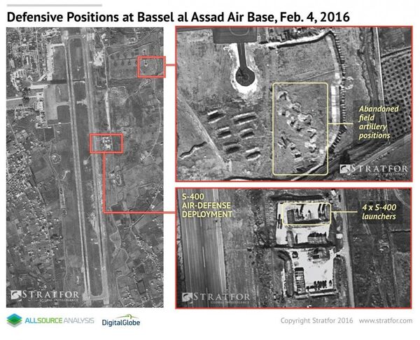 Defensive Positions at Bassel al Assad Air Base [Hmeymim] Feb. 4, 2016. - Sputnik International