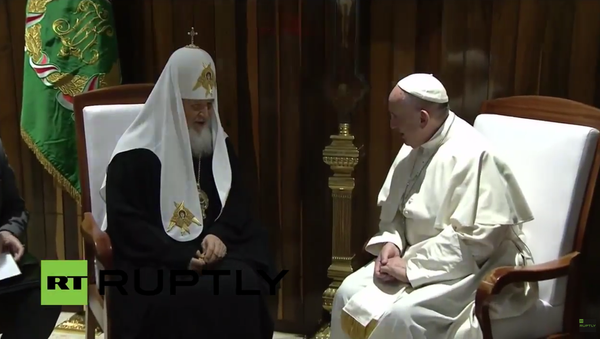 Once in a Millennium: Patriarch Kirill and Pope Francis Meet in Havana - Sputnik International