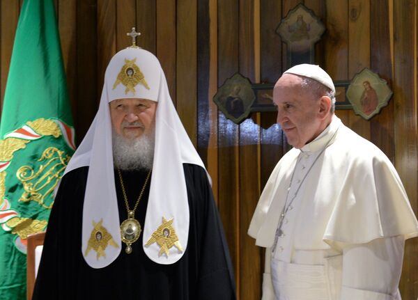 Patriarch Kirill and Pope Francis Meet in Havana - Sputnik International
