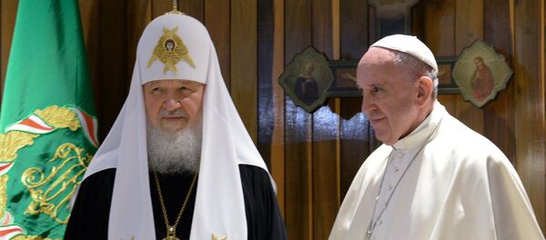 Patriarch Kirill and Pope Francis Meet in Havana Patriarch Kirill and Pope Francis Meet in Havana - Sputnik International