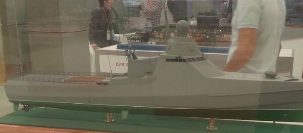 Model of the Russian Patrol Ship Project 22160 Model of the Russian Patrol Ship Project 22160 - Sputnik International