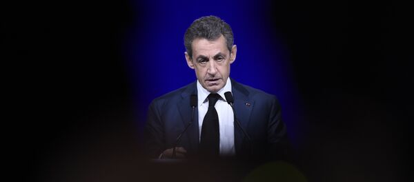 French right-wing Les Republicains (LR) party President, Nicolas Sarkozy delivers a speech during the LR National Council on February 14, 2016 in Paris. - Sputnik International