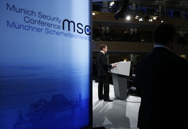 Prime Minister Dmitry Medvedev attends Munich Security Conference - Sputnik International