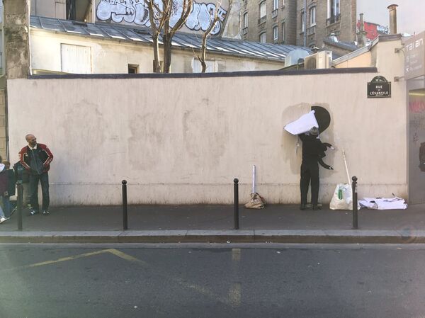 Fred Le Chevalier's drawings on the streets of Paris - Sputnik International