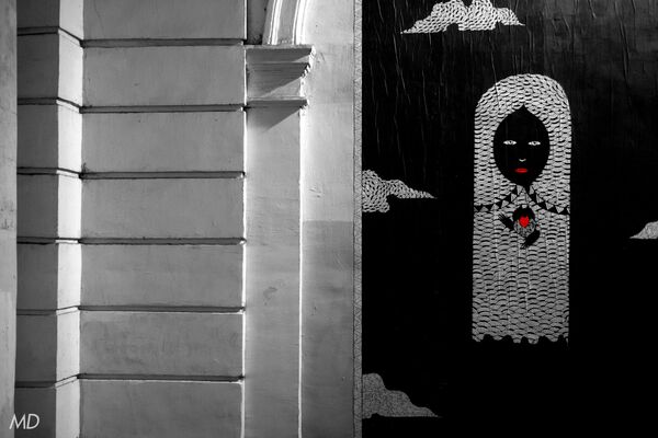 Fred Le Chevalier's drawings on the streets of Paris - Sputnik International