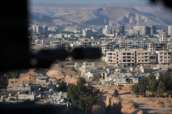 Jobar, a district of Damascus controlled by Jabhat al-Nusra militants Jobar, a district of Damascus controlled by Jabhat al-Nusra militants - Sputnik International
