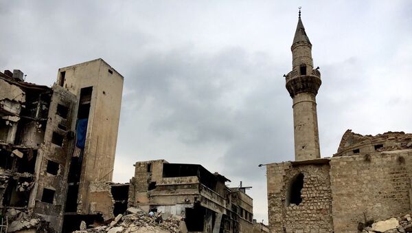 Old Town destruction in Aleppo. - Sputnik International