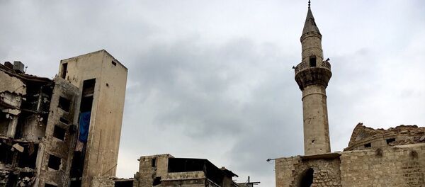 Old Town destruction in Aleppo. Old Town destruction in Aleppo. - Sputnik International