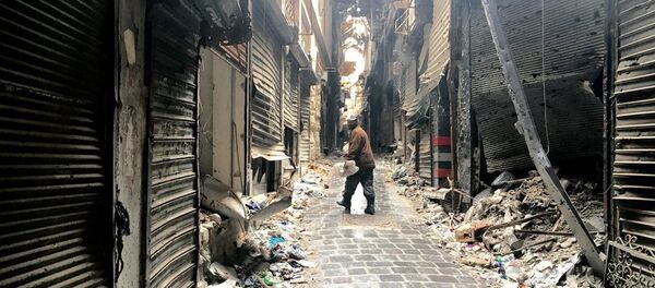 Destruction in the Old Town of Aleppo. Destruction in the Old Town of Aleppo. - Sputnik International