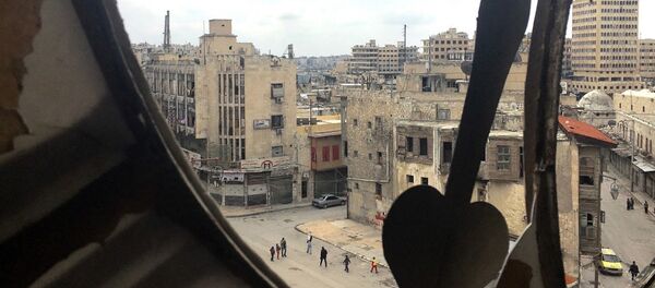 View of the Old Town of Aleppo from the Clock Tower. This 12th-16th-century set of buildings was included into the UNESCO World Heritage list in 1986. View of the Old Town of Aleppo from the Clock Tower. This 12th-16th-century set of buildings was included into the UNESCO World Heritage list in 1986. - Sputnik International