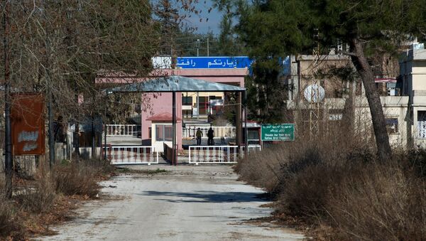 A closed checkpoint at the Syrian-Turkish border near the town of Kessab - Sputnik International