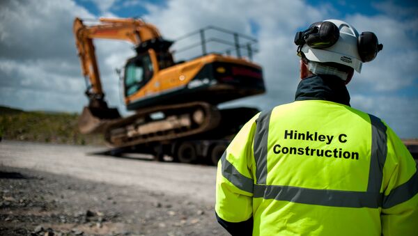 Hinkley Point C pre-construction works, May 2015. - Sputnik International
