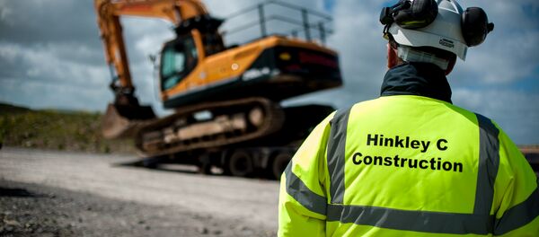 Hinkley Point C pre-construction works, May 2015. Hinkley Point C pre-construction works, May 2015. - Sputnik International